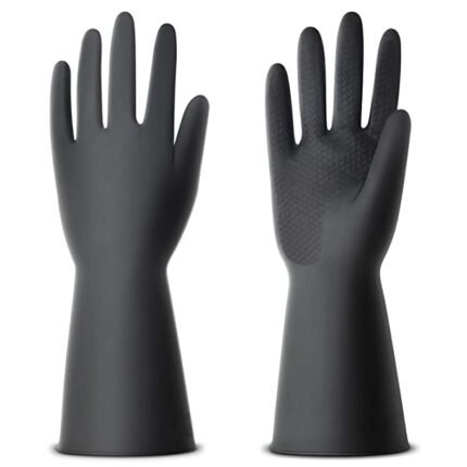 Multipurpose Reusable and Washable Heavy-duty Dish Washing Kitchen Industrial Gardening Cleaning Rubber latex Hand gloves for Men and Women (XL, 3)